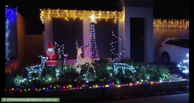 Christmas Light display at 22 Caldwell Parkway, Haynes