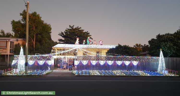 Christmas Light display at 63 Scott Street, South Mackay