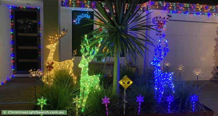 Christmas Light display at 14 Plaimar Ramble, Byford