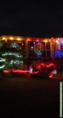 Christmas Light display at 6 Tasman Highway, St Helens