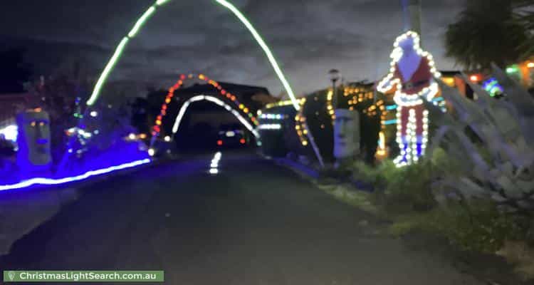 Christmas Light display at 6 Tasman Highway, St Helens