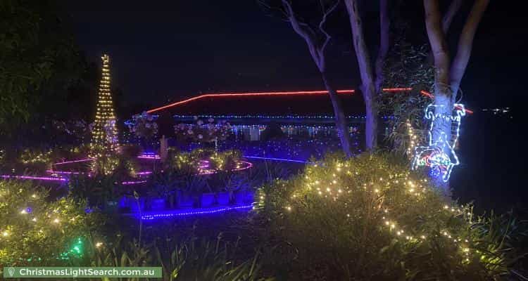 Christmas Light display at 6 Morris Close, Greenleigh