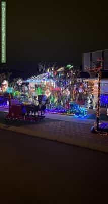 Christmas Light display at 59 Farnham Pass, Alkimos