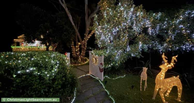 Christmas Light display at 20 Love Street, Black Rock