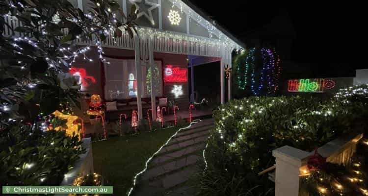 Christmas Light display at 20 Love Street, Black Rock