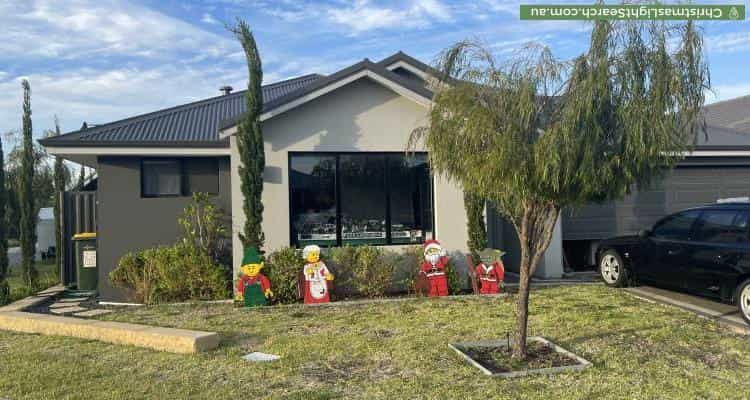 Christmas Light display at 9 Tiverton Road, Wellard