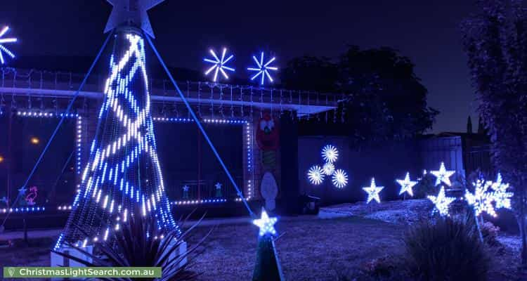 Christmas Light display at 12 Olinda Street, Craigmore