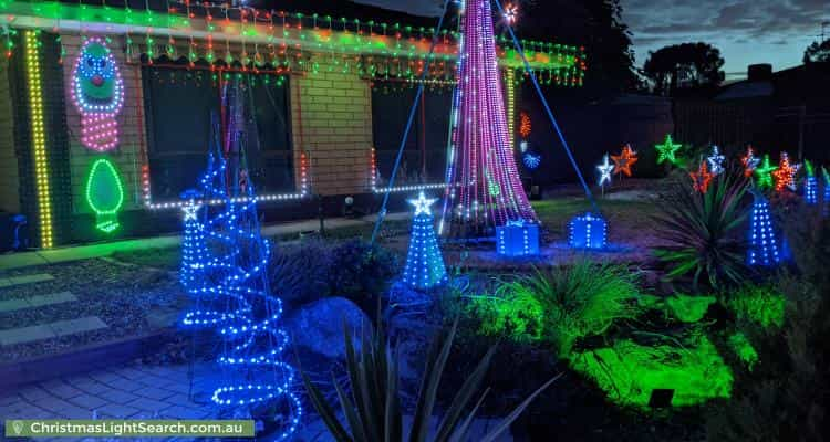 Christmas Light display at 12 Olinda Street, Craigmore