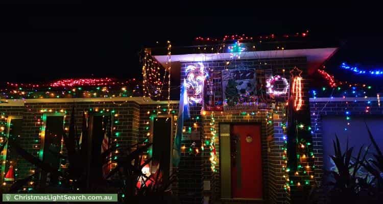 Christmas Light display at 17 Clarendon Drive, Keysborough