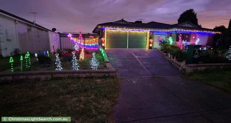 Christmas Light display at  Sunnybrook Court, Craigieburn