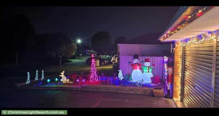 Christmas Light display at  Sunnybrook Court, Craigieburn