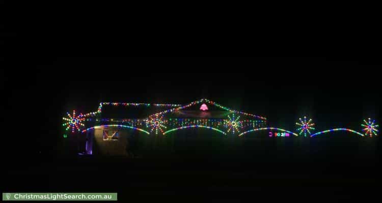Christmas Light display at 33 Balfour Street, Wyreema