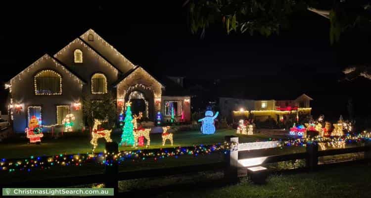 Christmas Light display at 26 Plenty Views Boulevard, Plenty