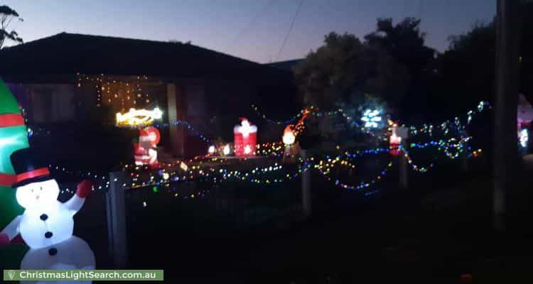 Christmas Light display at 22 Elizabeth Avenue, Capel Sound