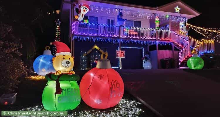 Christmas Light display at  Larwood Place, Ferny Hills