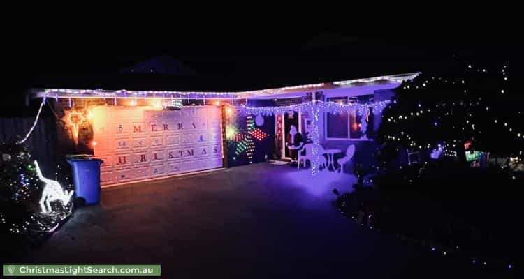 Christmas Light display at 2 Begonia Way, Narre Warren South
