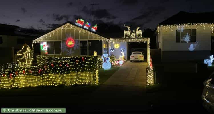 Christmas Light display at 41 Wandella Road, Miranda