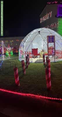 Christmas Light display at 52 Tanbark Circuit, Werrington Downs