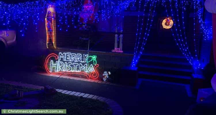 Christmas Light display at 193 Gordon Street, Coburg