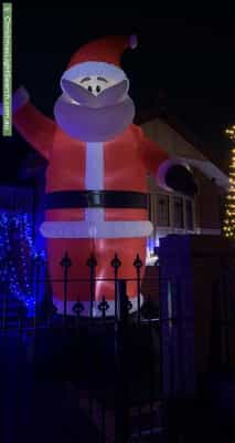 Christmas Light display at 193 Gordon Street, Coburg