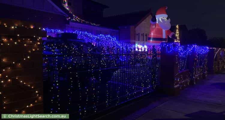 Christmas Light display at 193 Gordon Street, Coburg