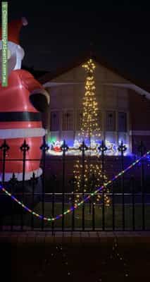 Christmas Light display at 193 Gordon Street, Coburg