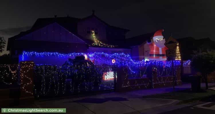 Christmas Light display at 193 Gordon Street, Coburg