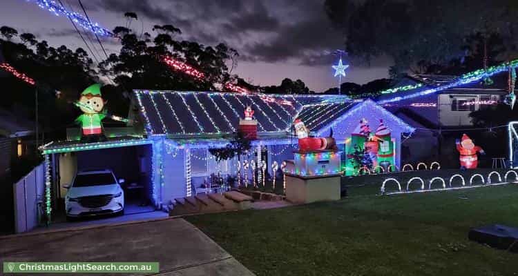 Christmas Light display at 45 Fewtrell Avenue, Revesby Heights