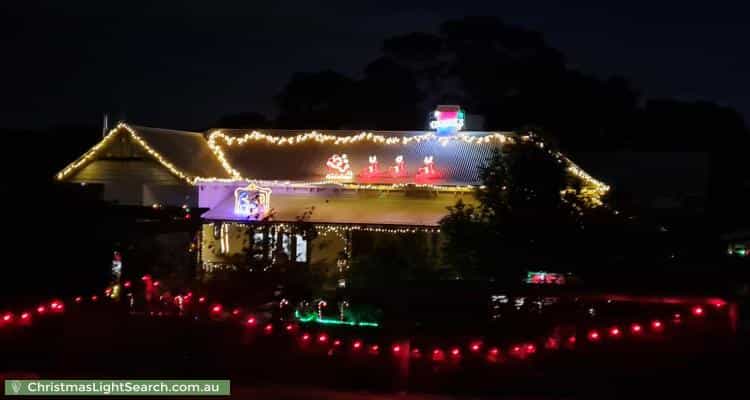 Christmas Light display at 43 Browns Lane, Plenty
