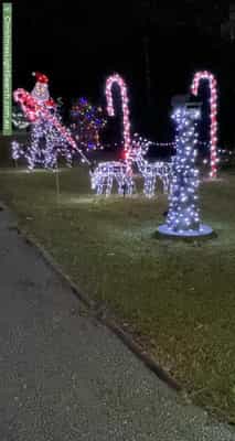 Christmas Light display at 4 Shetland Place, Mudgeeraba
