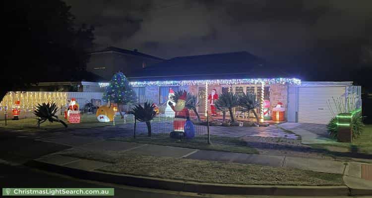 Christmas Light display at 39 Naretha Street, Holden Hill