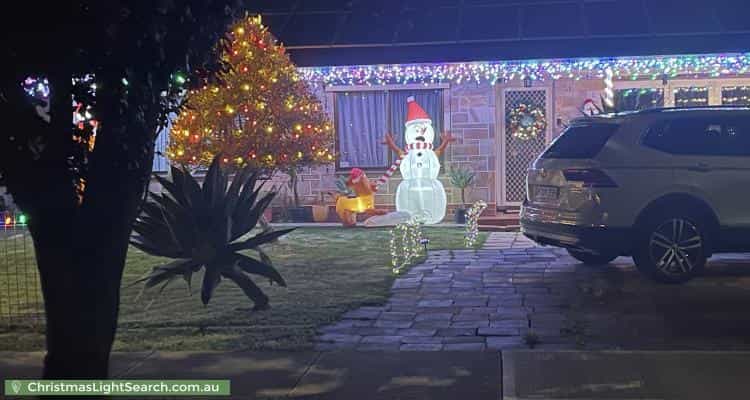 Christmas Light display at 39 Naretha Street, Holden Hill