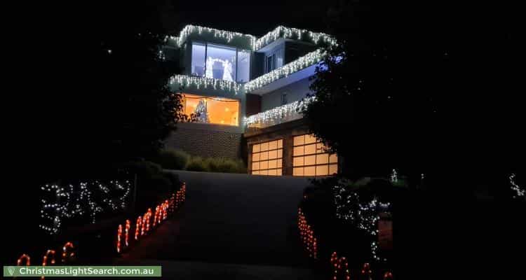 Christmas Light display at 6 Park Avenue, Plenty