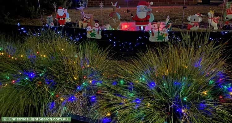 Christmas Light display at 10 Jenkinson Drive, Mount Barker
