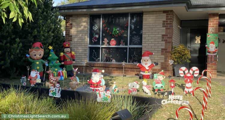Christmas Light display at 10 Jenkinson Drive, Mount Barker