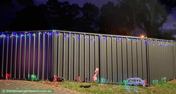 Christmas Light display at 10 Jenkinson Drive, Mount Barker