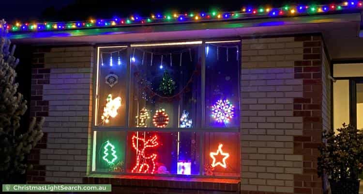 Christmas Light display at 10 Jenkinson Drive, Mount Barker
