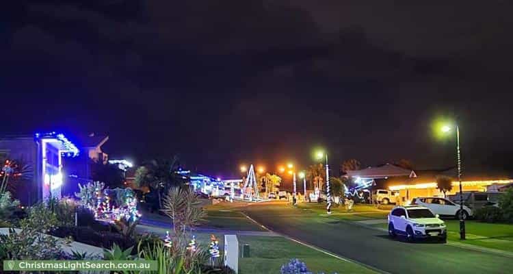 Christmas Light display at  Rosedale Avenue, South West Rocks