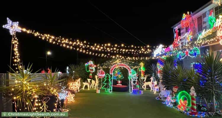 Christmas Light display at 25 Ringrose Avenue, Greystanes