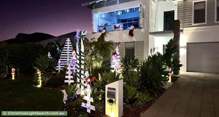 Christmas Light display at 7 Auger Way, Alkimos