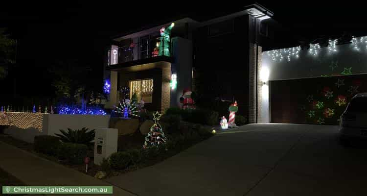 Christmas Light display at 36 Alan Watt Crescent, Casey