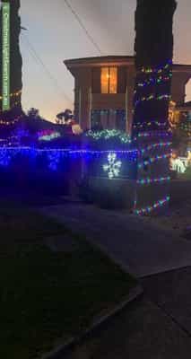 Christmas Light display at 18 Belvoir Street, Doncaster East