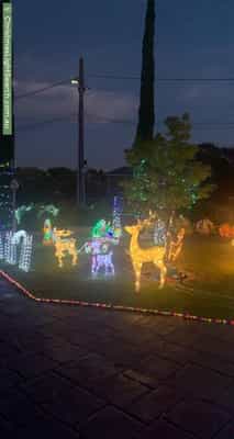Christmas Light display at 18 Belvoir Street, Doncaster East