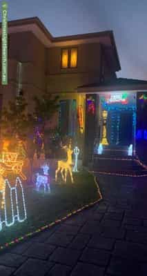 Christmas Light display at 18 Belvoir Street, Doncaster East