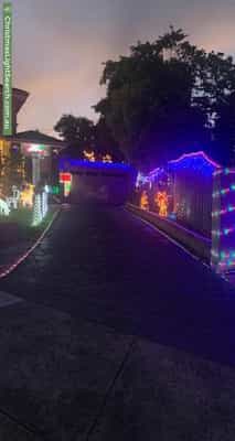 Christmas Light display at 18 Belvoir Street, Doncaster East