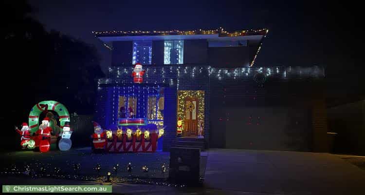 Christmas Light display at 25 Hyslop Crescent, Casey