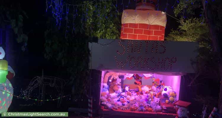 Christmas Light display at 279 Canning Road, Walliston