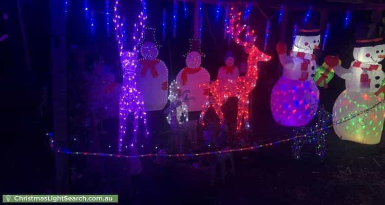 Christmas Light display at 279 Canning Road, Walliston