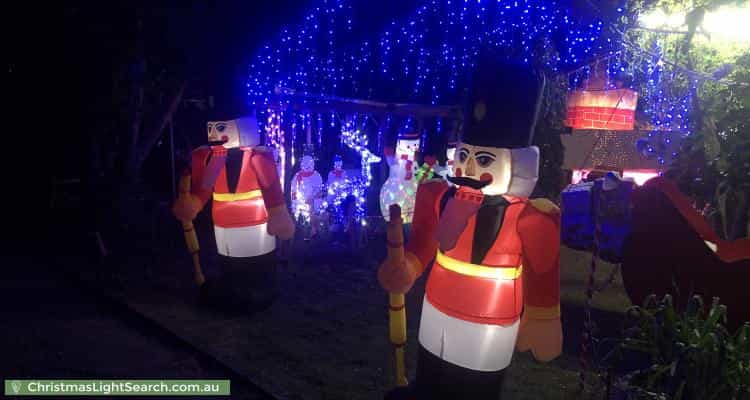 Christmas Light display at 279 Canning Road, Walliston