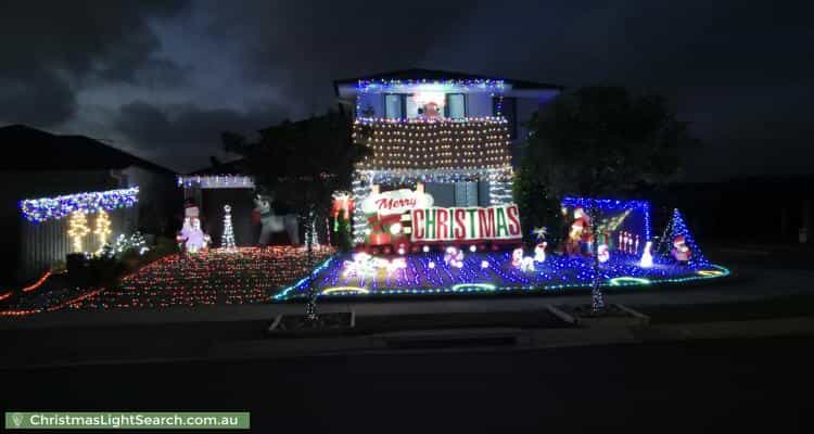 Christmas Light display at 18 Bartley Street, Mango Hill